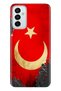 Galaxy M23 Compatible Case 0.4mm Laser Cut Silicone Cover Turkish Flag