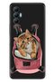 Spark 8 Pro Case Silicone Tioserisi Patterned Illustrated - Cat on Vacation
