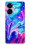 Camon 19 Pro Case Modern Design Silicone Patterned Blue Pink Illusion - 5