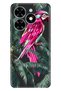 Spark Go 2024 Compatible Case Pictorial Printed Nano Silicone Parrot