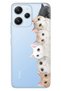 Xiaomi Redmi 12 Compatible Case with Camera Protection Silicone Patterned Picture Cover Kedi the Cat