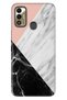 Spark 7t Compatible Case Tioserisi Illustrated Silicone Black Pink White Marble