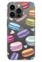 iPhone 14 Pro Max Case Silicone Moderna Illustrated Patterned Macaron