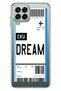 Samsung Galaxy M33 Compatible Case 0.4mm Laser Cut Silicone - Dream Airplane Ticket