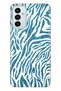 Samsung Galaxy M23 Compatible Case 0.4mm Laser Cut Silicone Cover Shimmering Zebra