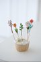 Flower Themed Girl Birthday Party Set Wall Decoration Cake Decoration Toothpick - 3