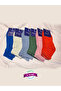 Women's Reverse Towel Winter Booties Colorful 6 Pairs 36-40