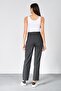 Maternity Flexible Waistband Mom Fit Classic Gabardine Trousers Anthracite - 5