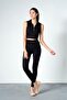 Clothing Zero Sleeve Sports Tights Set Black - 2
