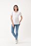 Pregnant Breastfeeding Detailed Short Sleeve T-shirt White - 2