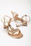 Thick Row Stoned Sultan Rose Women's Evening Dress Shoes