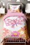Daisy Pink Butterfly Patterned Single Baby Kids Bedding Set - 2