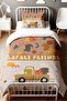 Safari Friends Patterned Single Baby Kids Bedding Set - 2