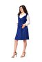 Maternity Casual Dress Classic Jile Cobalt Blue - 4