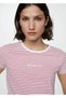 Logo striped T-shirt - 5