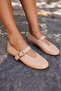 Potter Women's Nude Genuine Leather Ballet Flats - 5