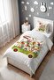 Campus Bus Safari Patterned Single Baby Kids Bedding Set - 3