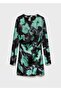 Patterned Short Dress - 3