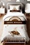 Moon and Star Tree Patterned Single Baby Kids Bedding Set - 2