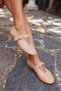 Potter Women's Nude Genuine Leather Ballet Flats - 2