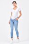 Maternity Light Blue Skinny Jeans with Detailed Legs Light Blue