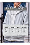 Men's 3 Thread Raster Hoodie Style Hooded Sweat Cardigan with Pockets - 5