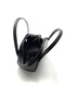 Black Faux Leather Women's Hand and Shoulder Bag - 6