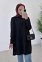 Basic Merserize Tunik - Siyah