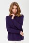 Women's Crew Neck Classic Wool Sweater Red
