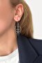 Stainless Steel Ultra Light Laser Tribal Dangle Earrings for Women - 2