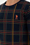 Men's Regular Fit Crew Neck Navy Blue Sweatshirt 50296087 -Vr033 - 7
