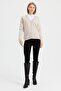 Women's V-Neck Cardigan Wool V.Beige - 4