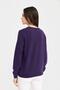 Women's V-Neck Cardigan Wool Red Purple - 6