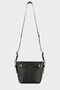 Tokyo Women's Black Shoulder Bag with Adjustable Strap, Large Compartment, Zipper Pocket, and Magnet Closure - 5