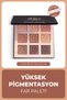 Nude Shine - 9 Colors Eyeshadow Palette, High Pigmentation, Non-Lumping, Easy Dispersion
