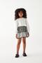 Bg Store Girl Patterned Skirt 22pfwtj4303
