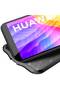 Huawei Y5P Leather Look Fireo Silicone Case Navy Blue - 2