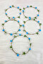 Blue Rose Petal Bridesmaid Crown, Bridal Henna Night Wedding Bride Bachelorette Party Circumcision - 5