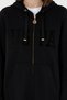 Women's Black Hooded Sweatshirt 50289544-Vr046 - 6