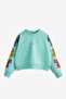 Bg Store Girl's Turquoise Sweatshirt 23Fw0Sw1591 - 5