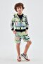 Bg Store Boys' Patterned Tracksuit Top 23Pssnb3406