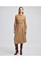 Metal Buckle Shirt Dress