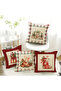 Set of 4 New Year's Themed Zippered Velvet Throw Pillow Covers - 2
