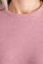 Pregnant and Maternity Crew Neck Waffle Fabric Top and Bottom Tracksuit Set - 7