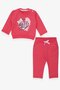 Baby Girl Tracksuit Set Polka Dot Glitter Printed 6 Months-2 Years, Coral