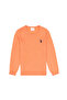 Girl's Salmon Melange Crew Neck Basic Sweater 50293586-Vr254 - 3