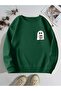 Halloween Themed Unisex Printed Sweatshirt - 4