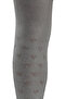 Girl's Cotton Heart Pattern Pantyhose Cream - 3