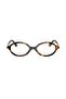 04Zs Vau08N 50 Women's Oval Melted Brown Bone Sunglasses - 2