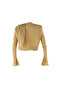 Spanish Sleeve Shawl Collar Cardigan Blouse - 7